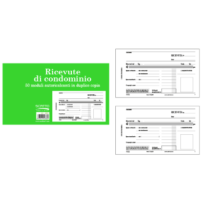 B. RIC. CONDOMINIO 17X10CM 50X2FF