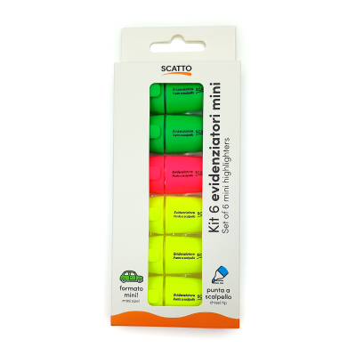 EVIDENZIATORI MINI 6PZ